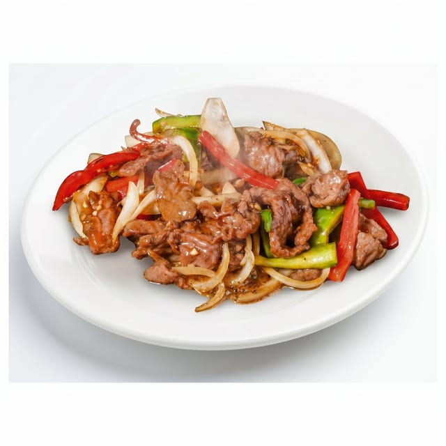 Beef with Black Pepper.